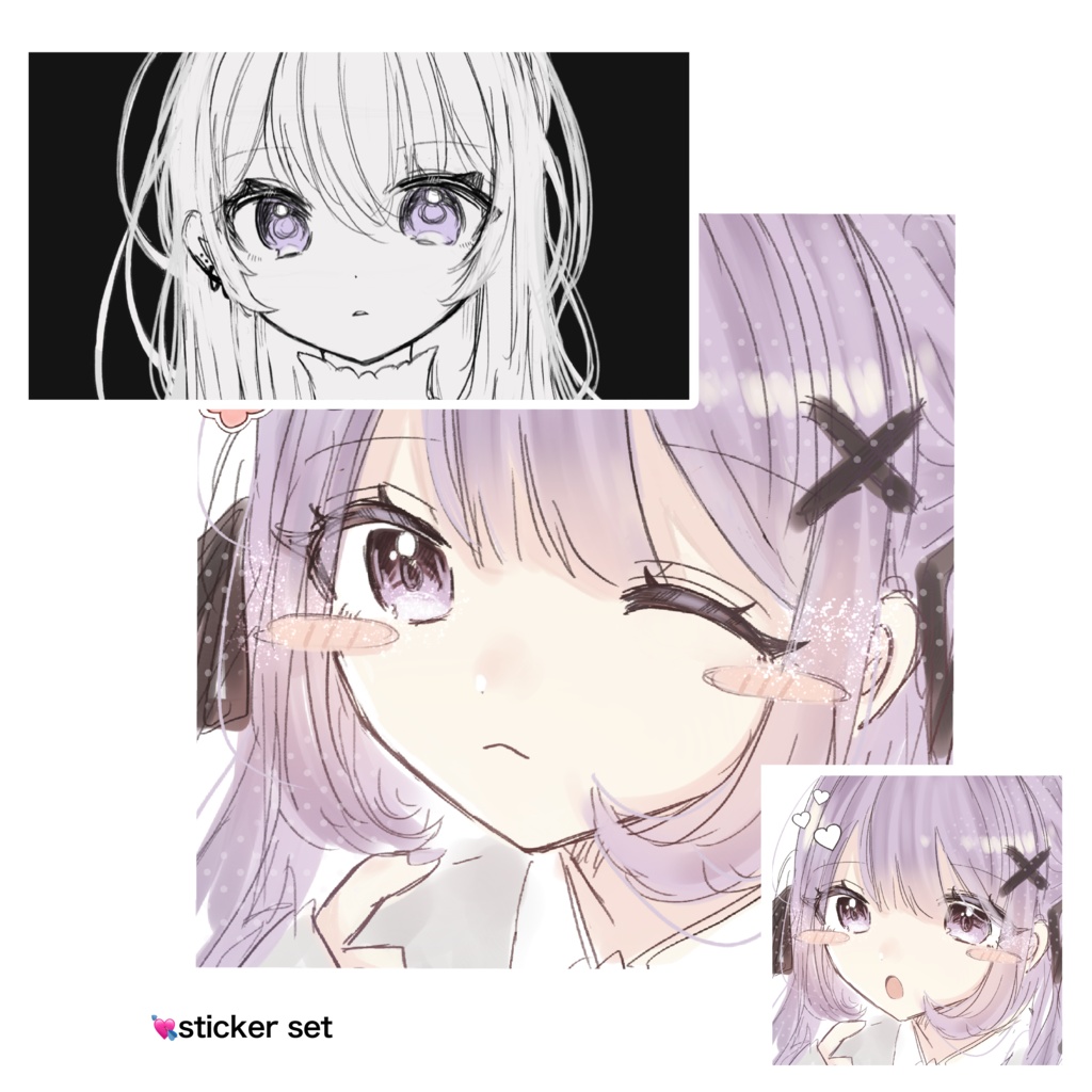💘sticker set 
