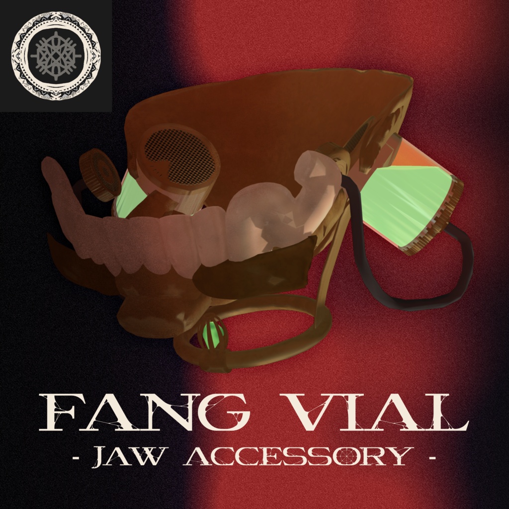 【発売記念SALE】Jaw Accessory -01- FANG VIAL ☀︎17 Avatars☀︎ 顎のアクセサリー
