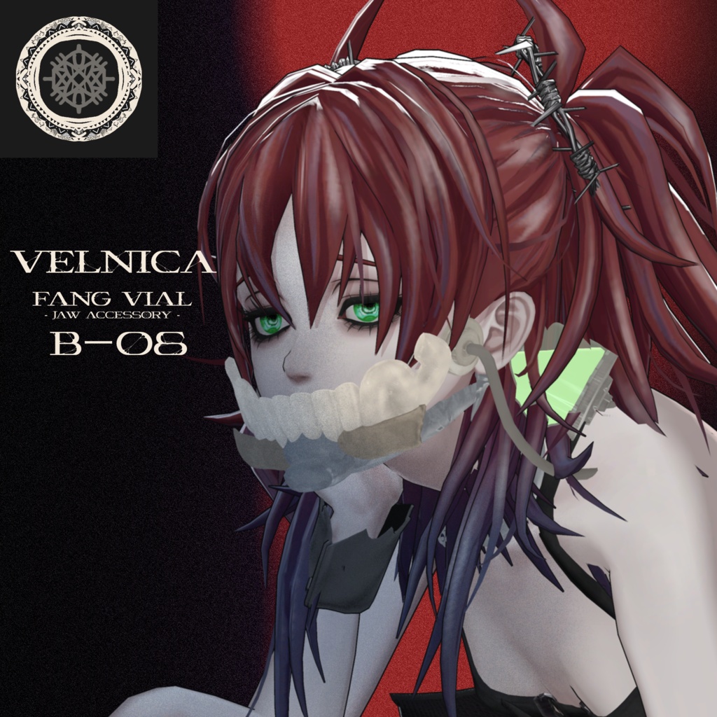 【発売記念SALE】Jaw Accessory -01- FANG VIAL ☀︎17 Avatars☀︎ 顎のアクセサリー