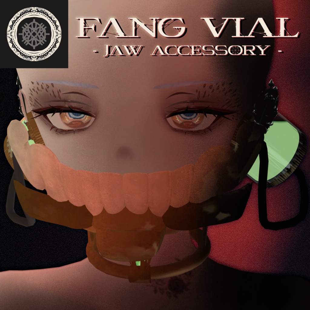 【発売記念SALE】Jaw Accessory -01- FANG VIAL ☀︎17 Avatars☀︎ 顎のアクセサリー