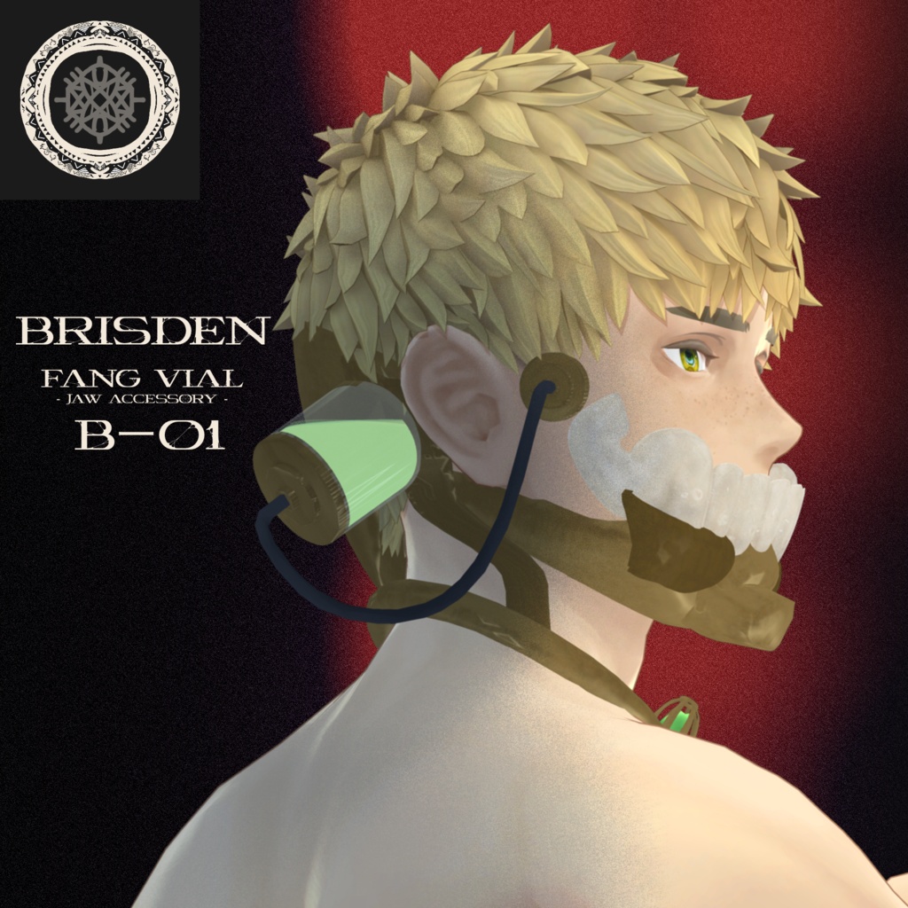 【発売記念SALE】Jaw Accessory -01- FANG VIAL ☀︎17 Avatars☀︎ 顎のアクセサリー