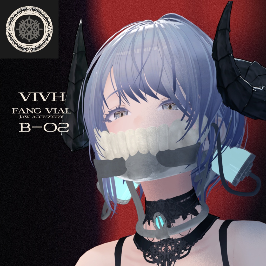 【発売記念SALE】Jaw Accessory -01- FANG VIAL ☀︎17 Avatars☀︎ 顎のアクセサリー