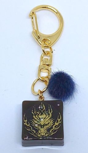 刀紋入りチョコ型キーホルダー