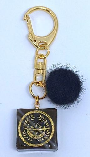 刀紋入りチョコ型キーホルダー