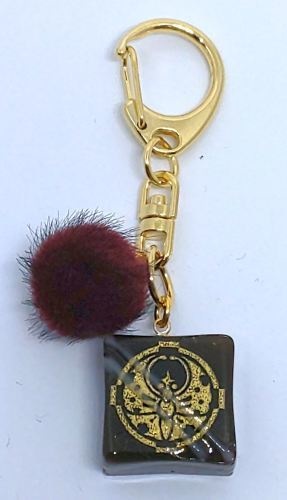 刀紋入りチョコ型キーホルダー