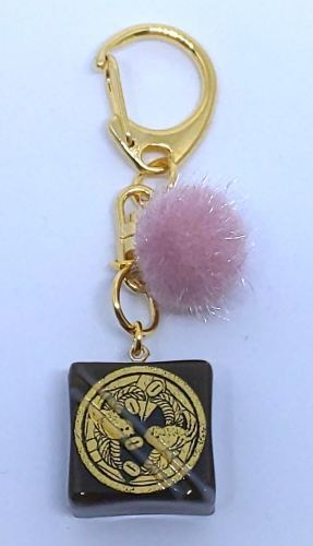 刀紋入りチョコ型キーホルダー