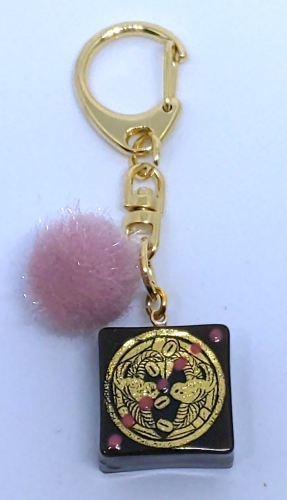 刀紋入りチョコ型キーホルダー