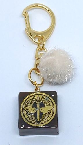 刀紋入りチョコ型キーホルダー