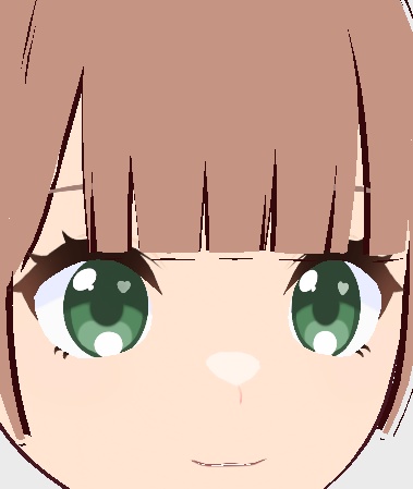【VRoid】Green iris【テクスチャリング】