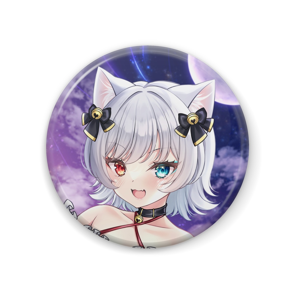 【常設】猫魔雅ひまり2023誕生日記念グッズ【缶バッジ】