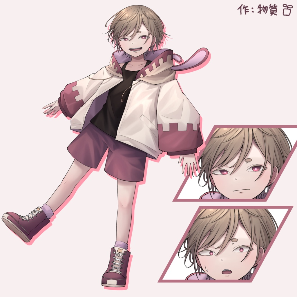 TRPGとかで使えるフリー立ち絵_少年