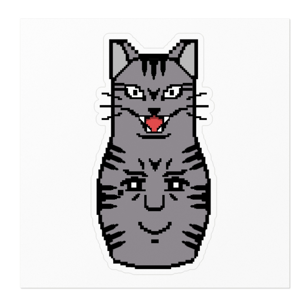 【ねこじゃらし製鉄所】活動記念ステッカー