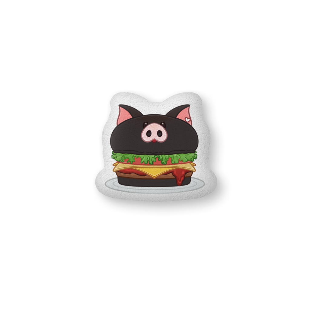 ピグバーガークッション裏表あり