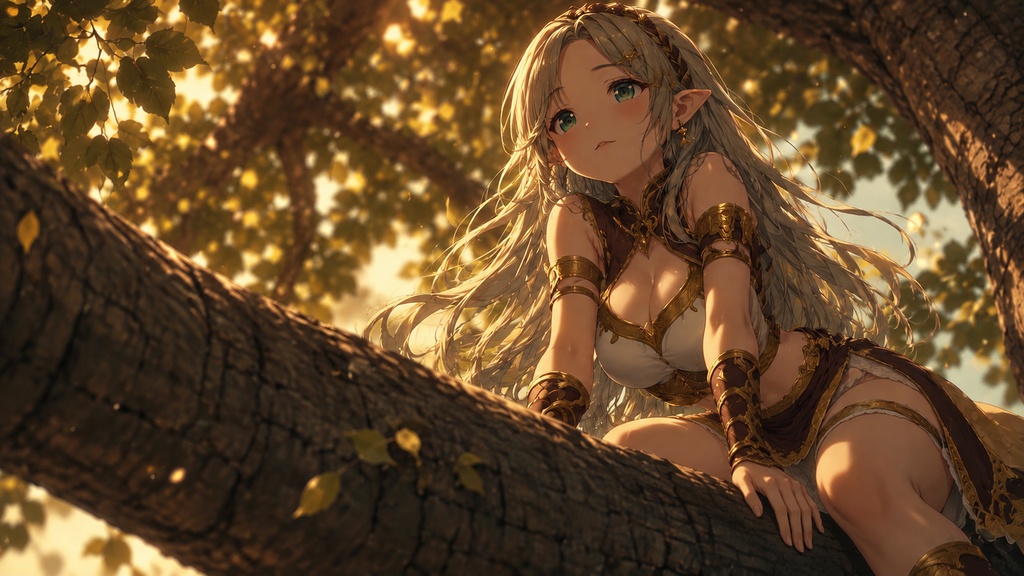 木漏れ日の樹上姫-The Canopy Elf Princess