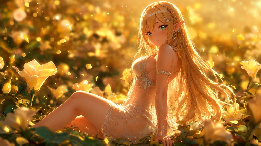 花々が恋したエルフ-The Elf Loved by Flowers