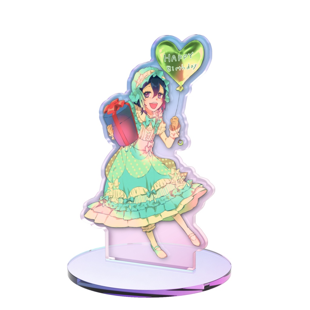 綿雲あめ誕生日グッズ2026_オーロラアクスタ