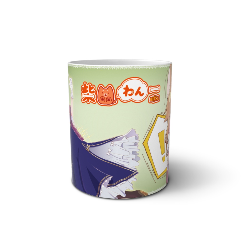 柴園わんこのチャンネル登録者数1000人突破記念記念グッズ(マグカップ)