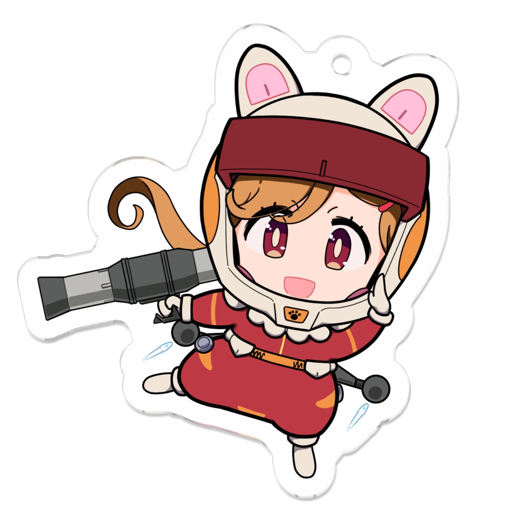 柴園わんこ4周年記念アクリルキーホルダー(姉上と仲良く暮らすわんこ)