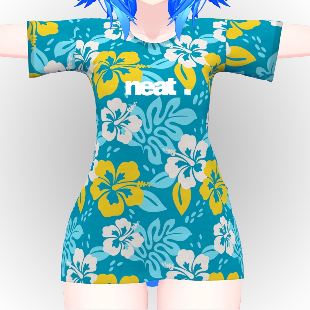 『neat.』Shirt & Crocs / Tシャツ & クロックス【桔梗・Kikyo】