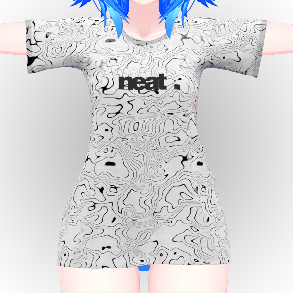 『neat.』Shirt & Crocs / Tシャツ & クロックス【萌・Moe】