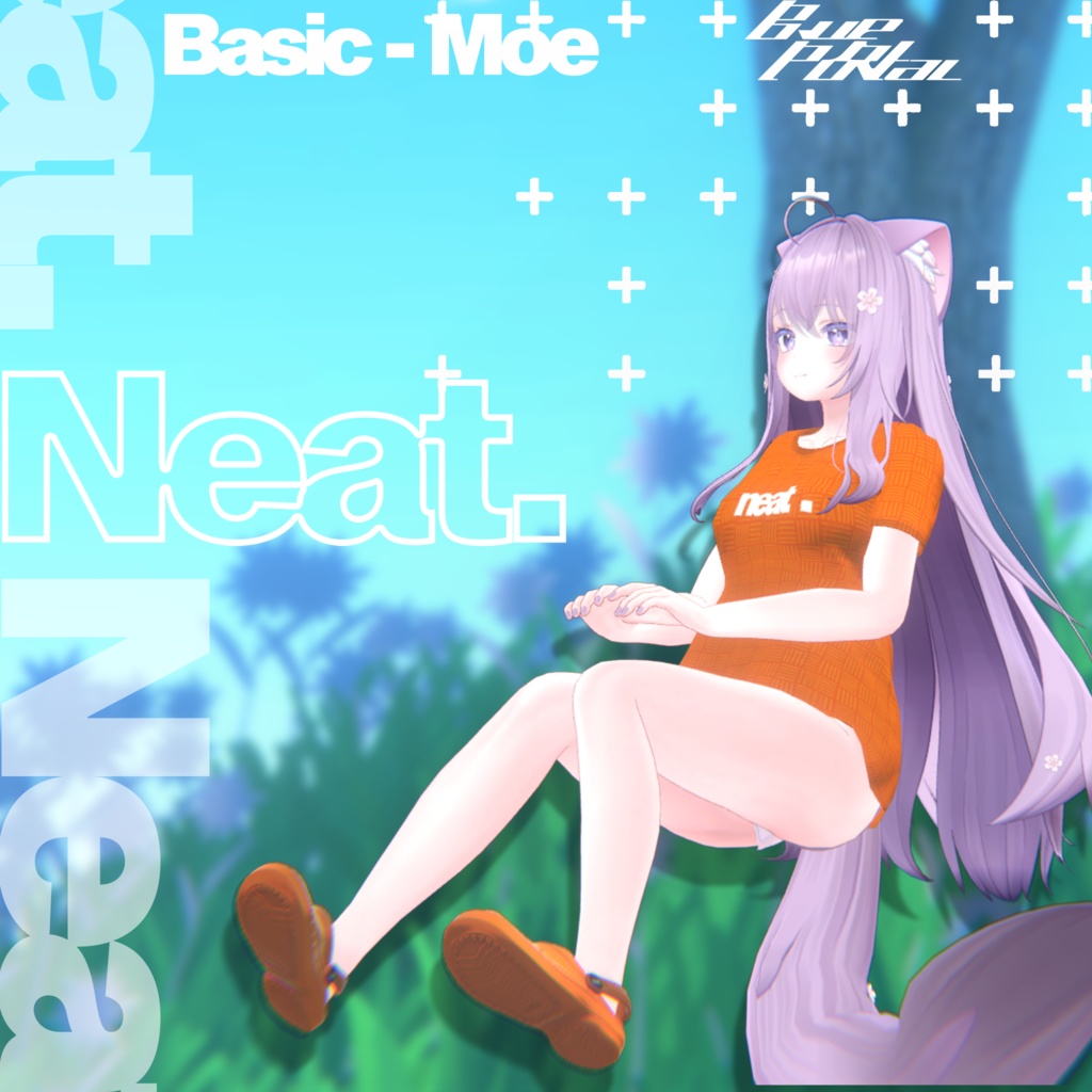 『neat.』Shirt & Crocs / Tシャツ & クロックス【萌・Moe】