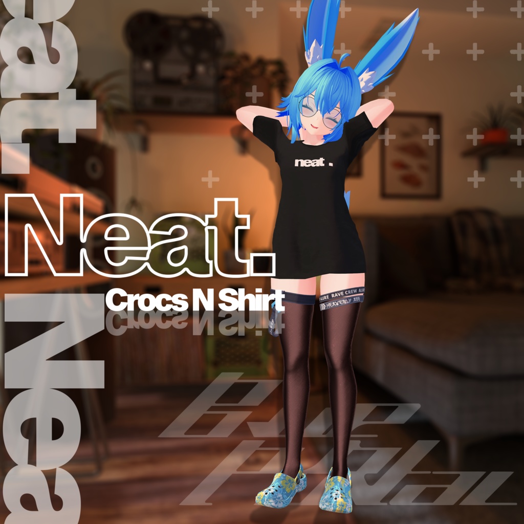 『neat.』Shirt & Crocs / Tシャツ & クロックス【MARUBODY】