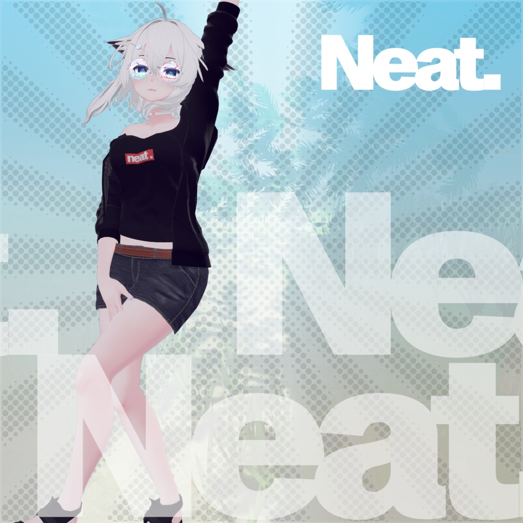 『neat.』Summer Hoodie - 【桔梗・Kikyo】