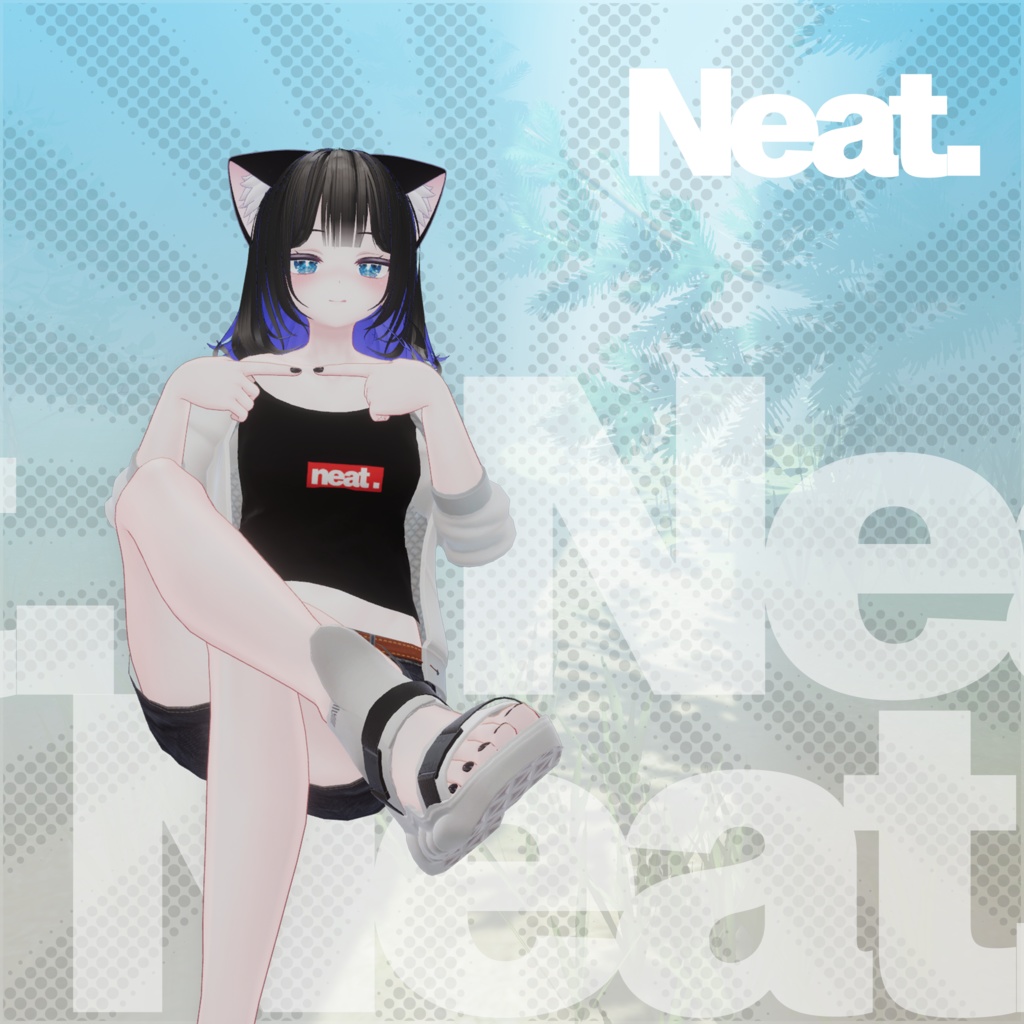『neat.』Summer Hoodie - 【萌・Moe】