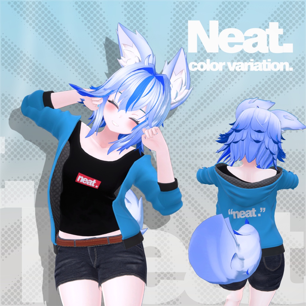 『neat.』Summer Hoodie - 【ヴェール・Velle】