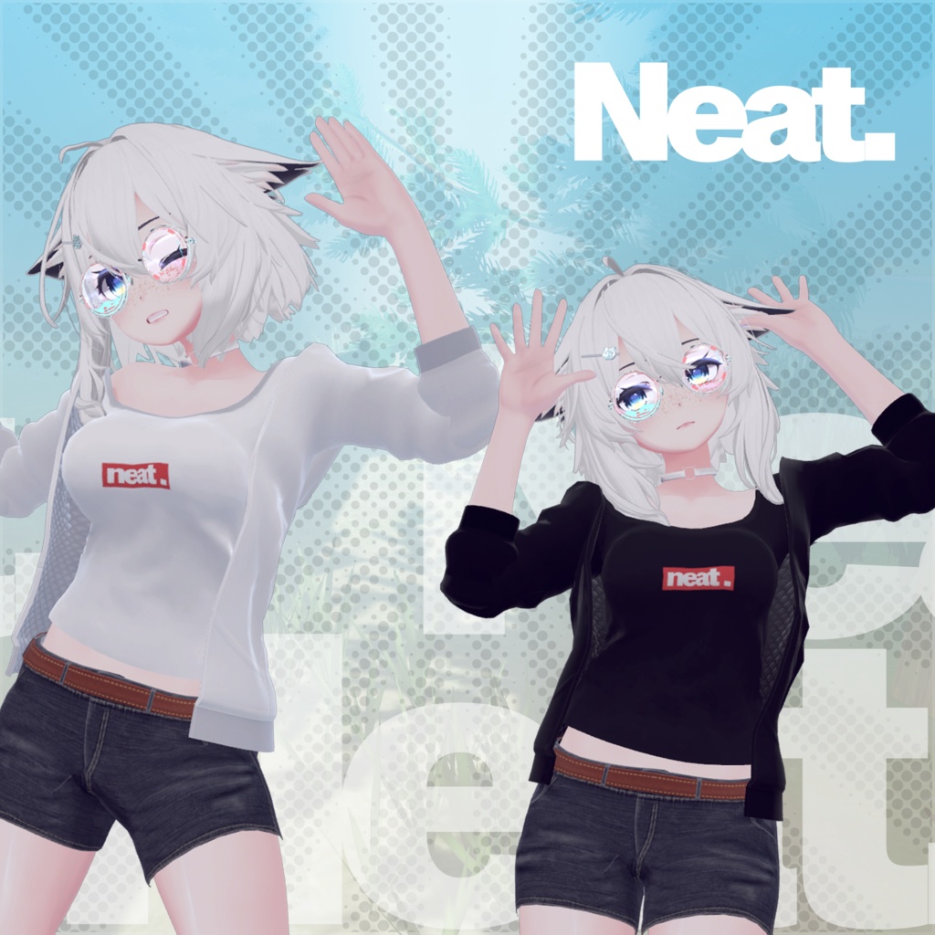 『neat.』Summer Hoodie - 【ヴェール・Velle】