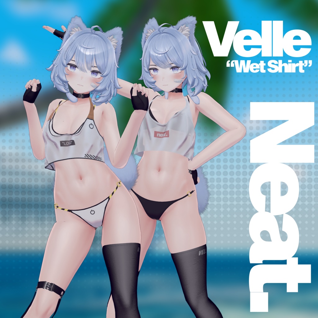 『neat.』Wet Shirt -【ヴェール・Velle】