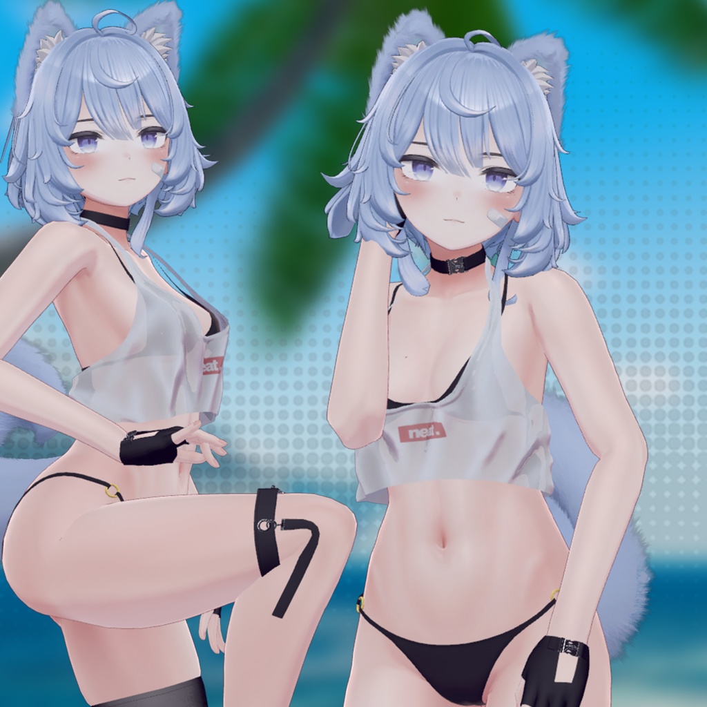 『neat.』Wet Shirt -【ヴェール・Velle】