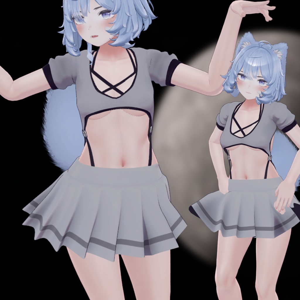 『neat.』Luna Skirt -【ヴェール・Velle】