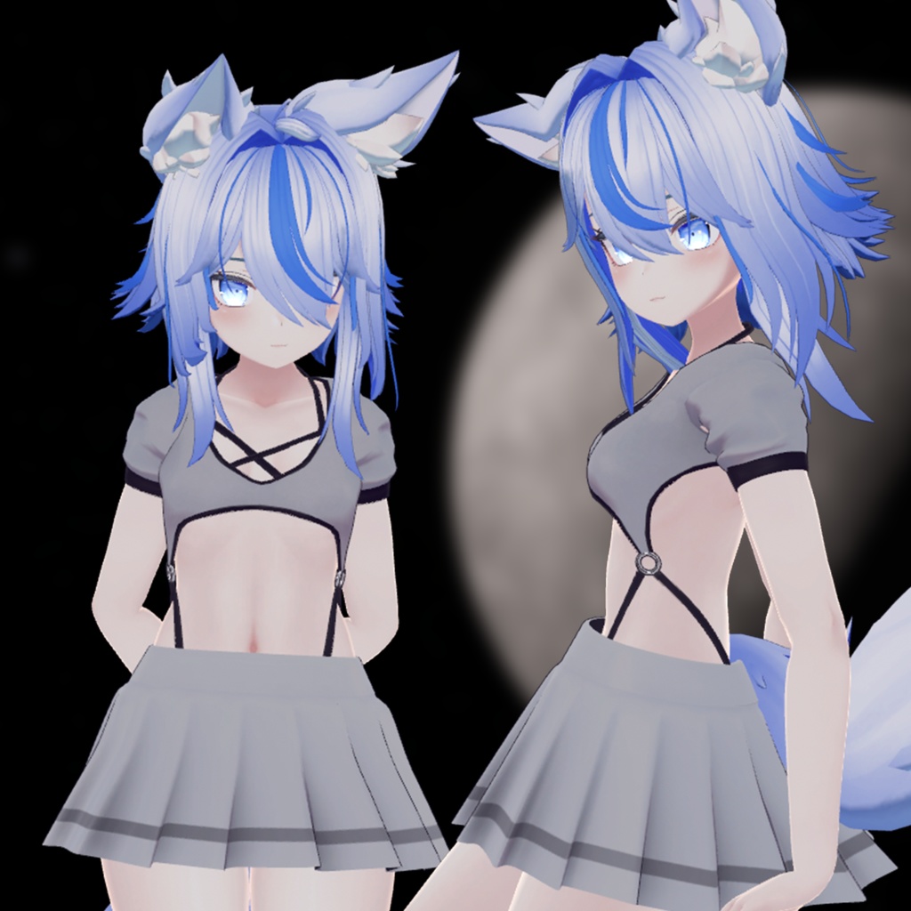 『neat.』Luna Skirt - 【竜胆・Rindo】