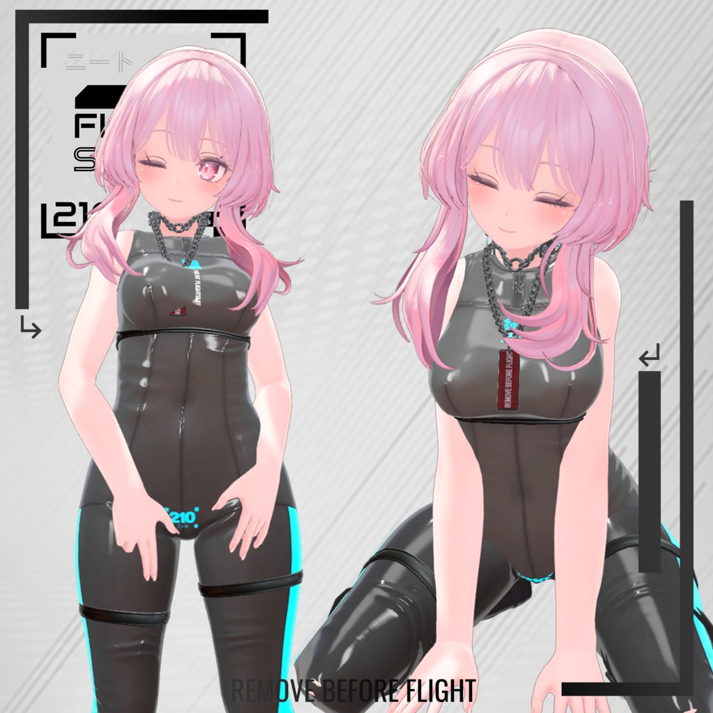 『Neat.』Flight Suit & Collar