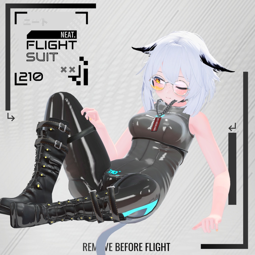 『Neat.』Flight Suit & Collar