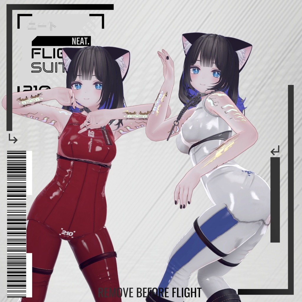 『Neat.』Flight Suit & Collar