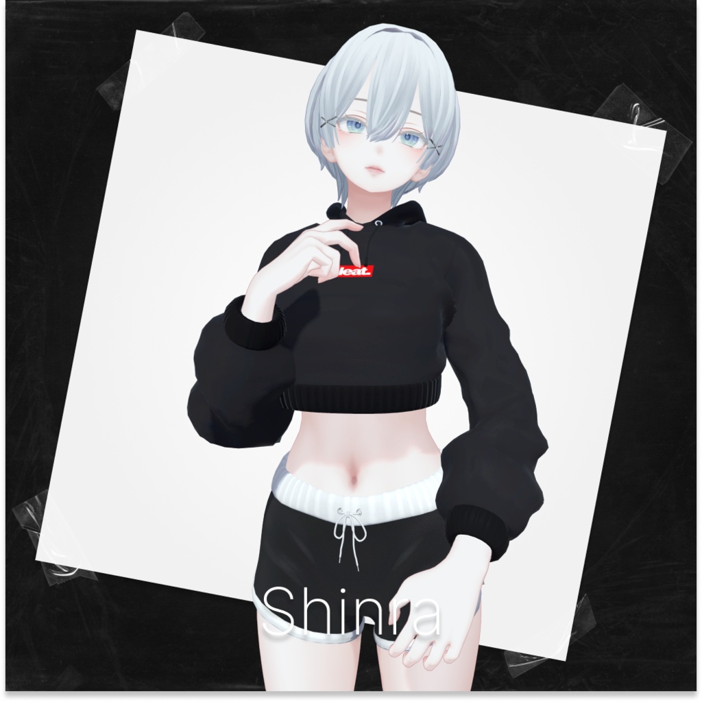 Neat - Crop Hoodie クロップパーカー パーカー
