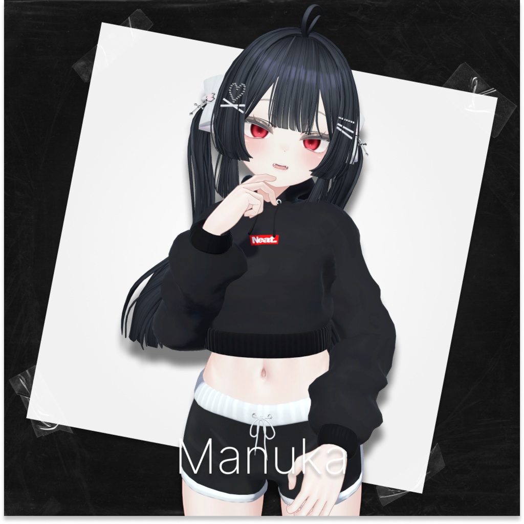 Neat - Crop Hoodie クロップパーカー パーカー