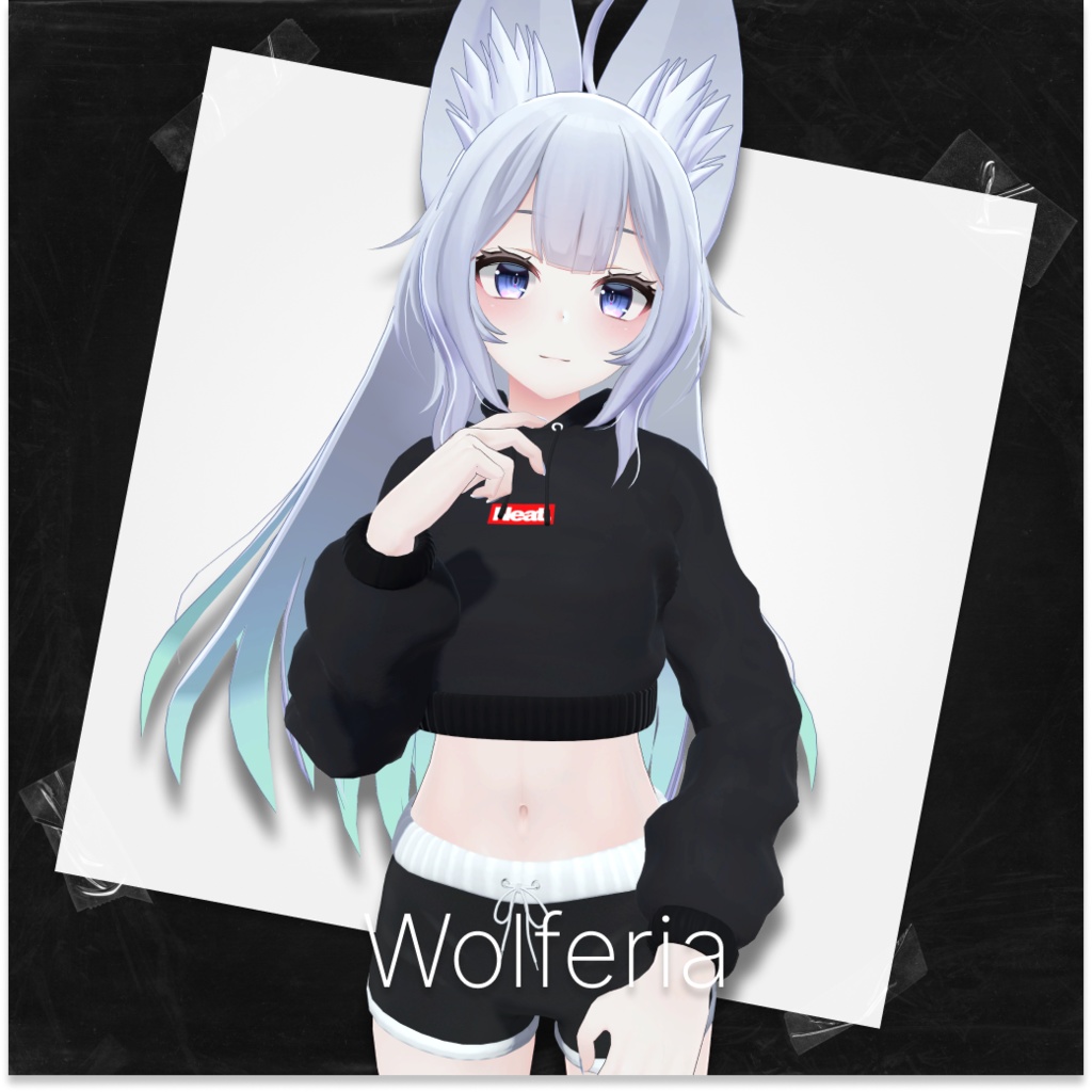 Neat - Crop Hoodie クロップパーカー パーカー