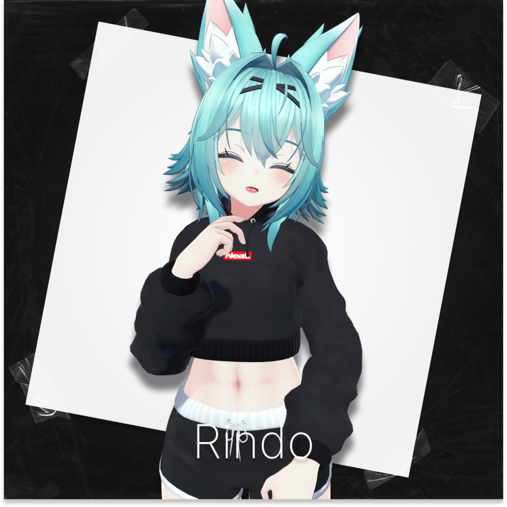 Neat - Crop Hoodie クロップパーカー パーカー