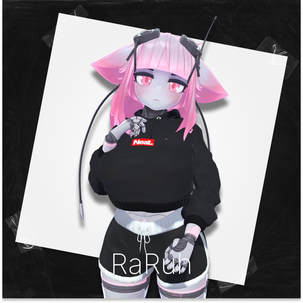 Neat - Crop Hoodie クロップパーカー パーカー
