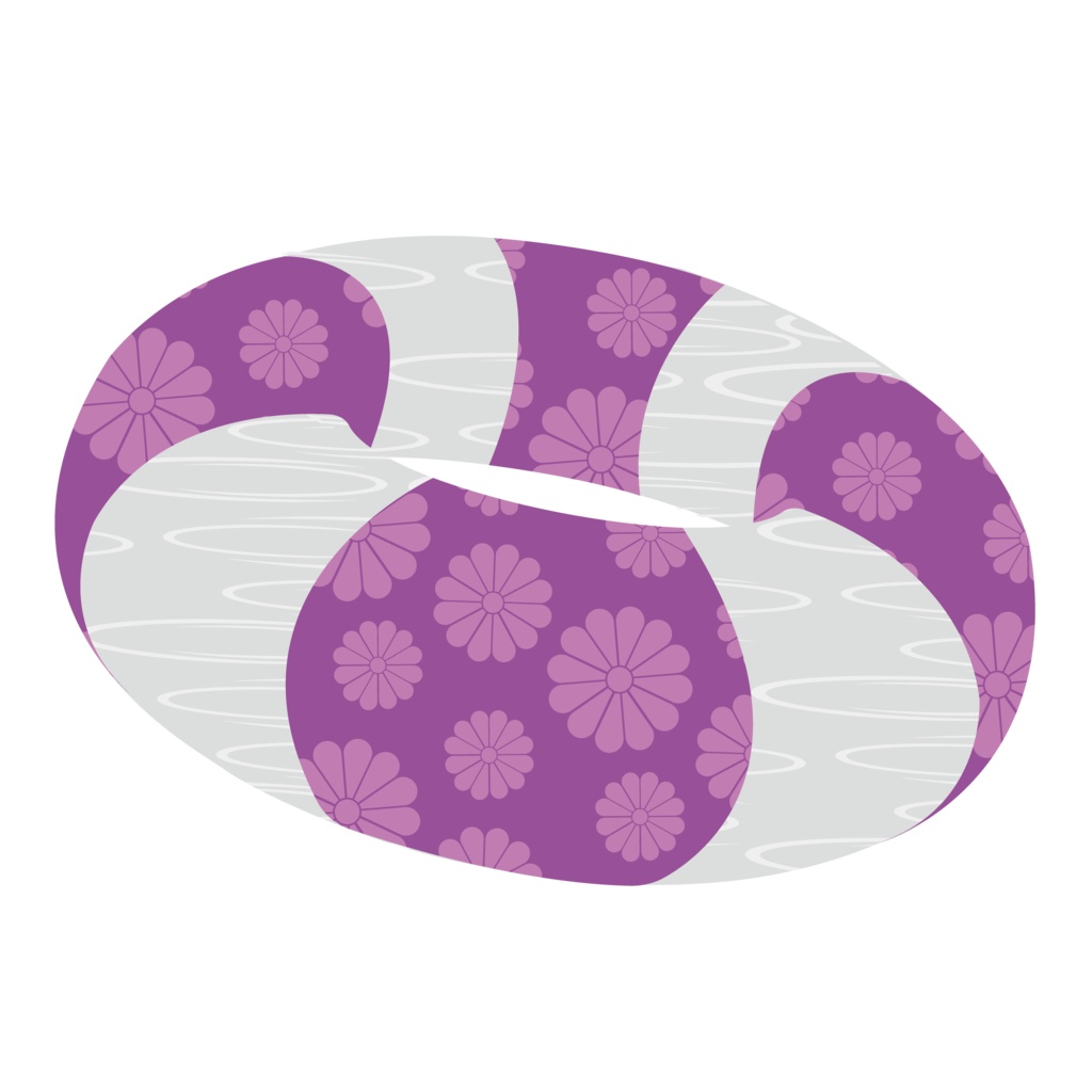 和柄浮き輪キッズTシャツ