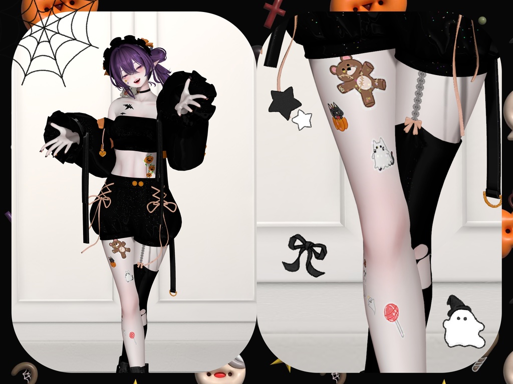 Halloween sticker tatoo ( free! )