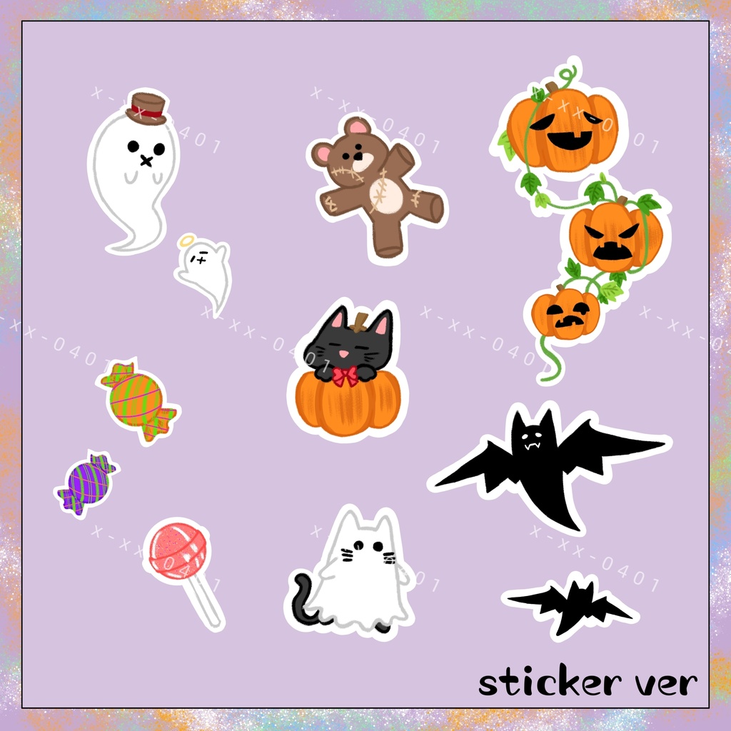 Halloween sticker tatoo ( free! )