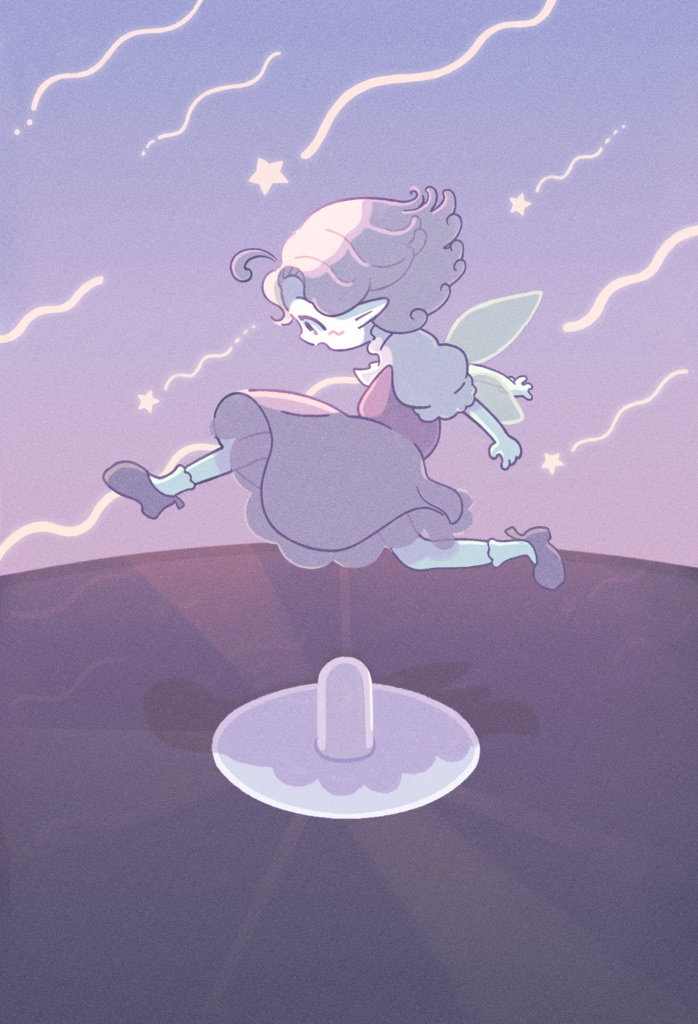 Postcard ~ Jumping over the vinyl