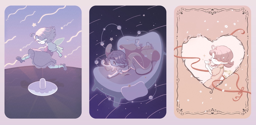 Set of 3 Postcards ~ Cozy Time with Seelie