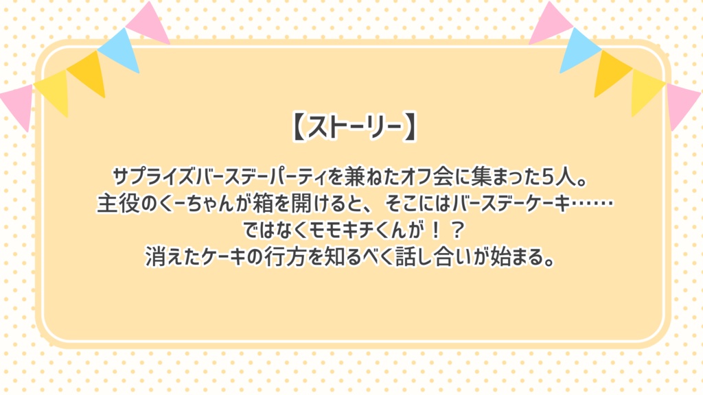 【マーダーミステリー】HAPPY BIRTHDAY MYSTERY