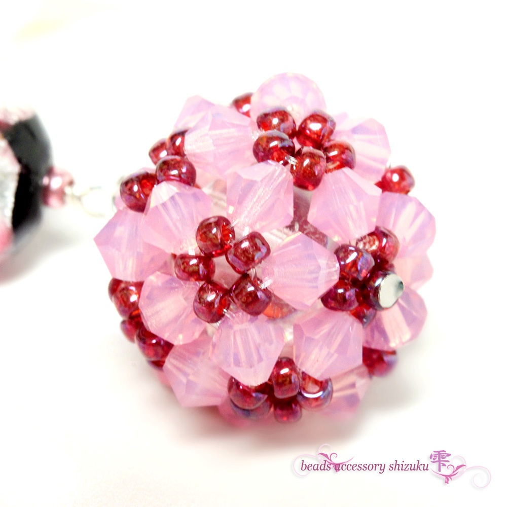 ホタル玉ビーズボールストラップ