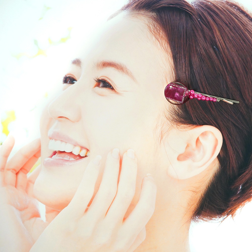 ボタンヘアピン2種セット